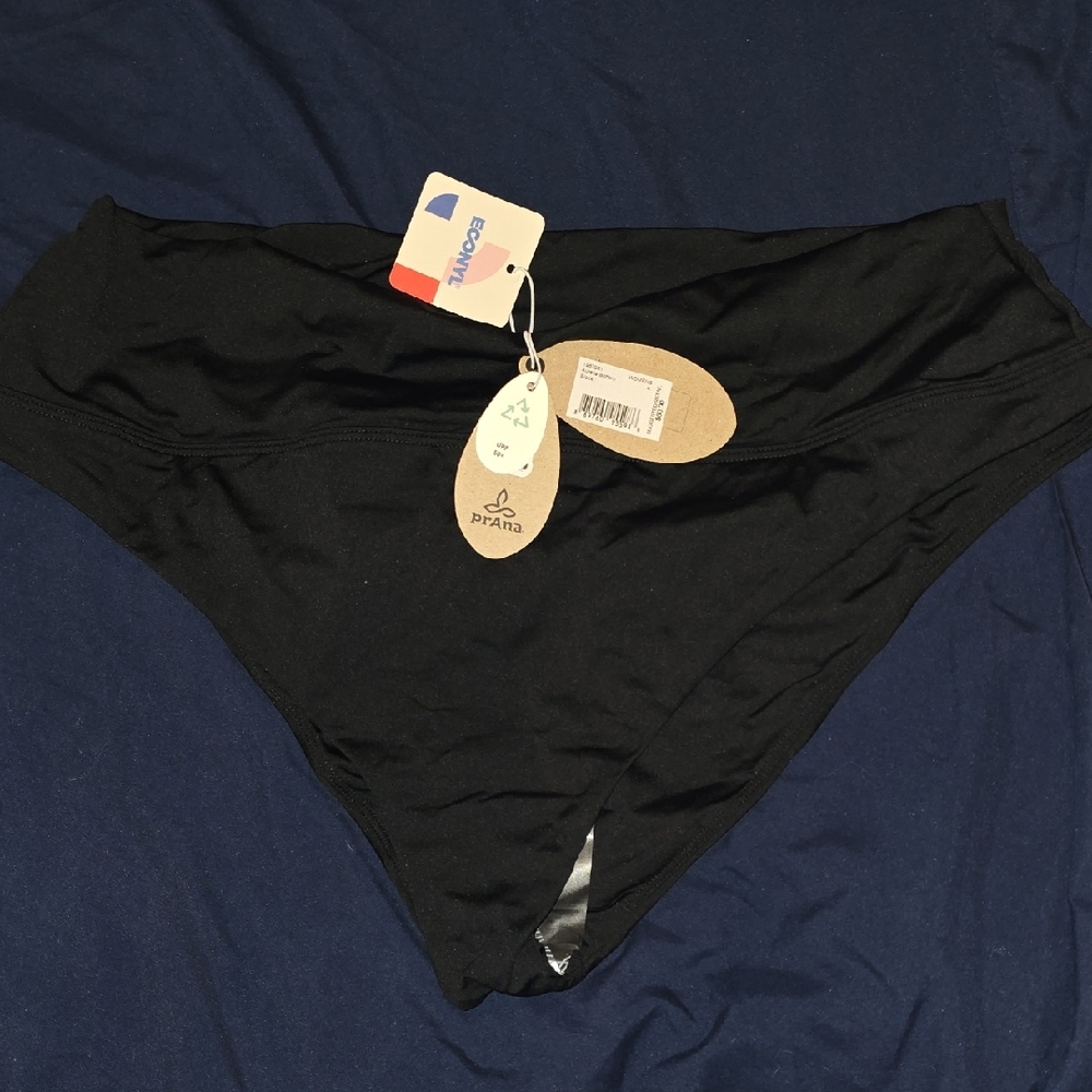 Prana Black Bikini Bottom